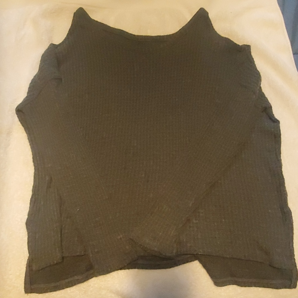 Open shoulder sweater